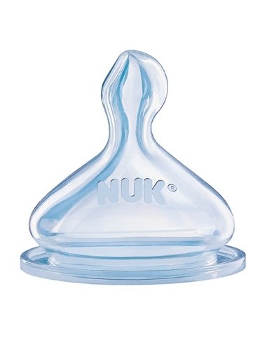 Tetina anti cólicos de silicona NUK FIRST CHOICE T-2 (Leche) 6-18m, 2Ud