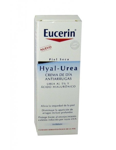 Eucerin Hyal-Urea Crema Día Antiarrugas Piel Seca, 50ml