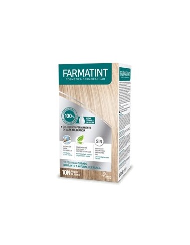 Farmatint 10N Rubio Platino Nueva Fórmula, 155ml