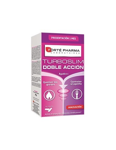 FortéPharma Turboslim Doble Acción, 56 Cápsulas