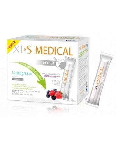 XLS Medical Captagrasas Direct Sabor Frutos Rojos, 90 sticks