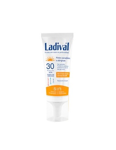Ladival Fotoprotector Gel-Crema Facial Pieles Sensibles o Alérgicas, SPF30, 75ml
