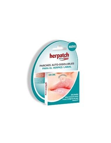 Herpatch Tratamiento Herpes Labiales, 8 parches