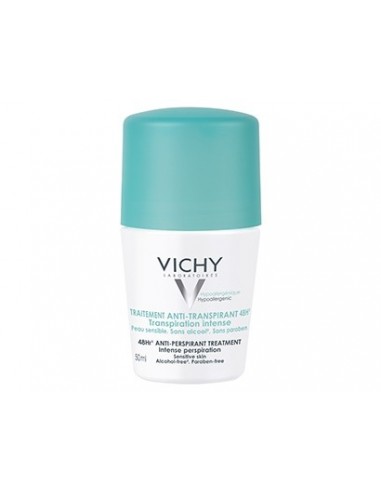 Vichy Desodorante Tratamiento Anti-transpirante 48h Roll On, 50ml