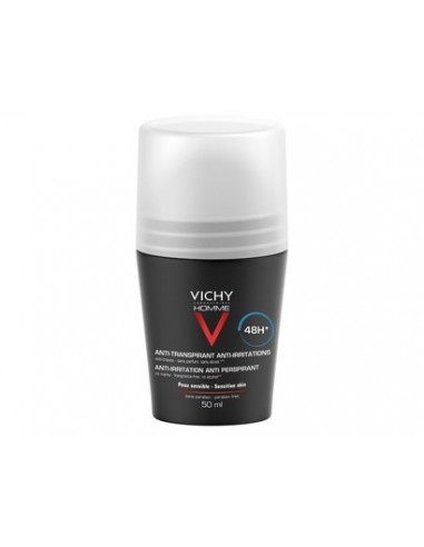 Vichy Homme Desodorante Roll-on Piel Sensible, 50ml