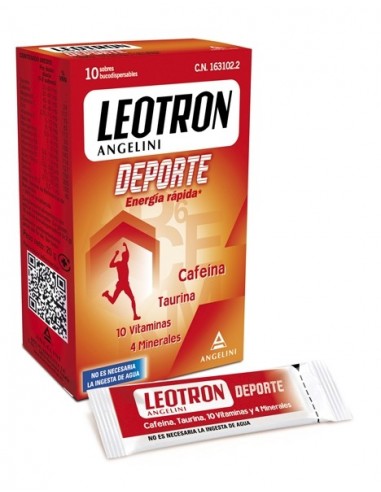 Leotron Fast Energy, 10 sobres bucodispensables
