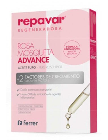 Repavar Regeneradora Aceite Puro Rosa Mosqueta 15ml