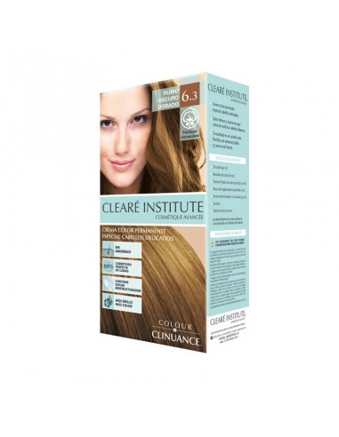 Clearé Institute Tinte cabello Colour Clinuance Rubio Oscuro Dorado 6.3, 170ml