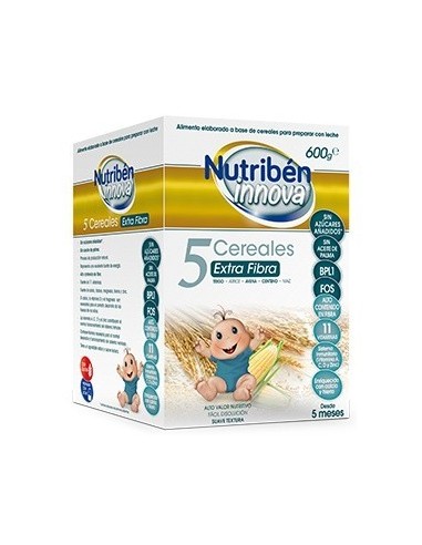 Nutribén Innova 5 Cereales Extra de fibra, 600g