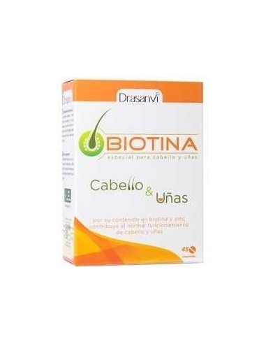 Drasanvi Biotina Cabello y Uñas, 45 comprimidos