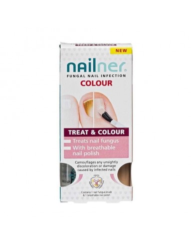 Nailner Tratamiento  Antihongos Color para Unas, 2x5ml