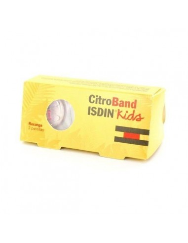 Isdin CitroBand Kids Recarga para Pulsera Antimosquitos, 2 pastillas