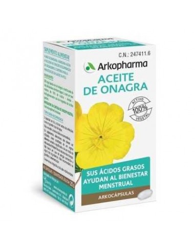 Arkocápsulas Aceite de Onagra, 50 Cápsulas