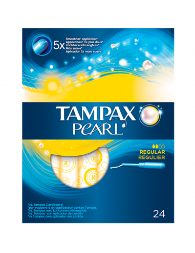 Tampax Pearl Regular, 24uds
