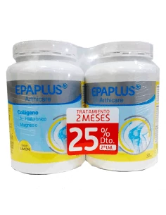 Epaplus Colageno + Hialuronico + Magnesio Sabor Limón 2x 332 g