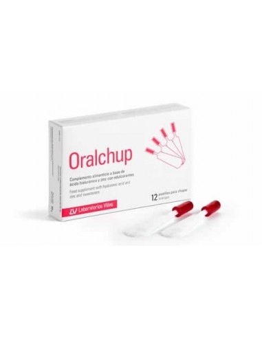 Oralchup Complemento Alimenticio Con Ácido Hialurónico y Zinc, 12 Uds