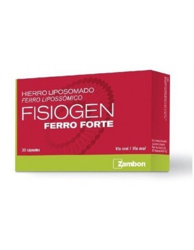 Fisiogen Ferro Forte, 30 capsulas