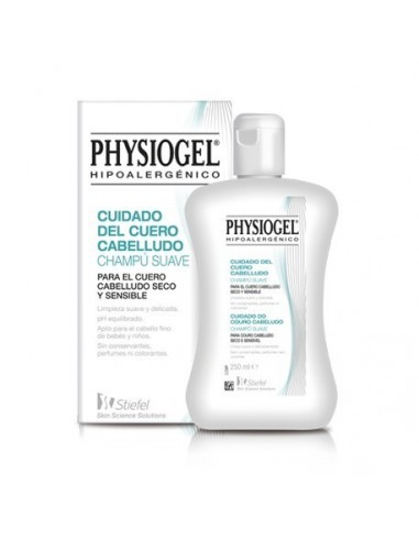 Physiogel Hipoalergénico Champú Suave Cabello Seco y Sensible, 250 ml