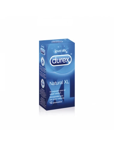 Durex Preservativos Natural XL, 12 Uds