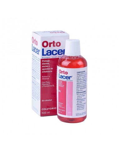 Lacer Ortolacer Colutorio Fresa Ortodoncia, 500 ml