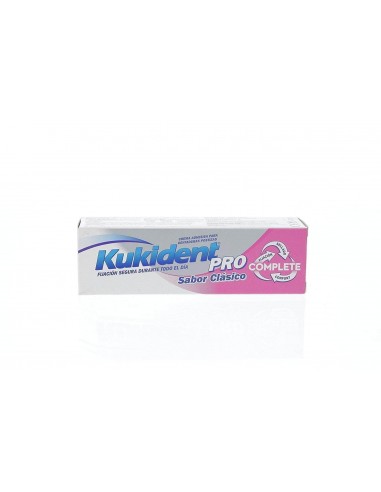 Kukident Complete Pro Crema Adhesiva Sabor Clásico, 47gr