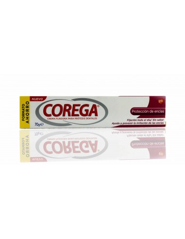 GSK Corega Protección De Encías Crema Fijadora Para Prótesis Dentales, 70 g