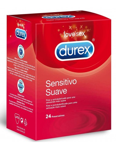 Durex Preservativos Sensitivo suave, 24Ud