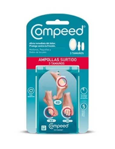 Compeed Ampollas Hidrocoloide Surtido, 5Ud