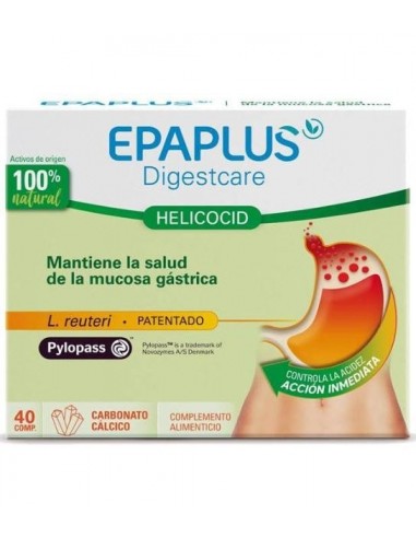 Epaplus Digestcare Helicocid, 40 comprimidos