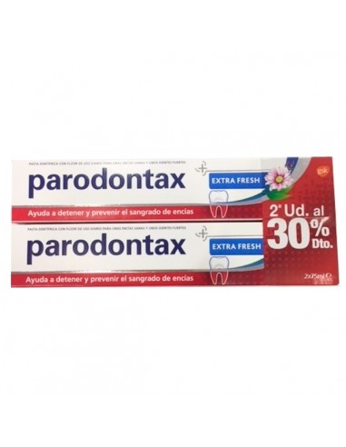 Parodontax Extra Fresh Pasta Dentífrica Con Flúor, 2X75ml