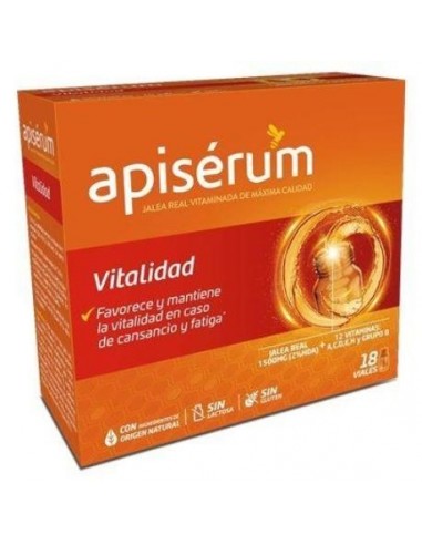 Apiserum Vitalidad, 18 viales