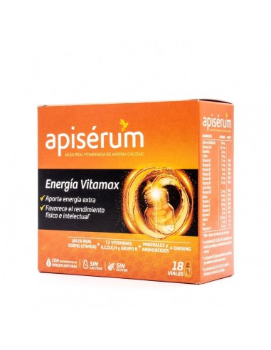 Apiserum Energía Vitamax, 18 viales