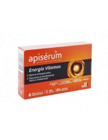 Apiserum Energía Vitamax, 30 cápsulas blandas