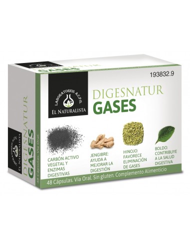 Digesnatur Gases, 48 cápsulas
