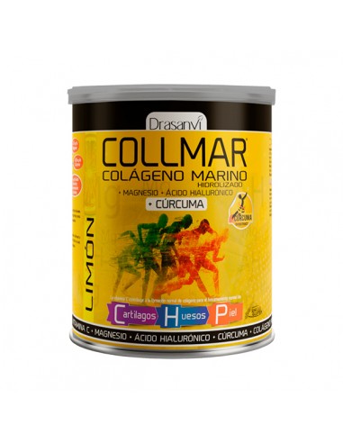 Collmar Colágeno Marino + Cúrcuma Sabor Limón, 300 g