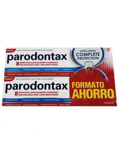 Parodontax Complete Extra Fresh  Formato Ahorro, 2 x 75 ml