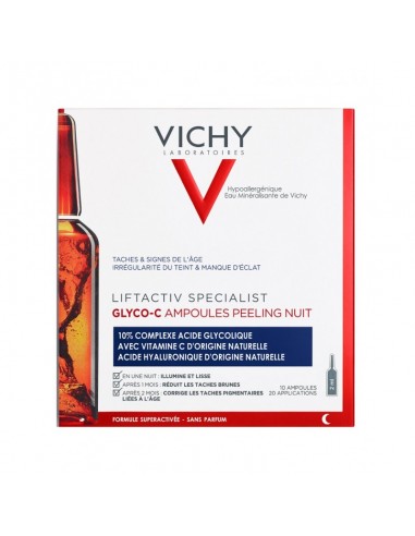 Vichy Lifactiv Specialist Glyco - C Ampollas Peeling de Noche , 10 ampollas