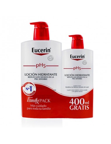Eucerin pH5 Loción Enriquecida Piel sensible, 1000ml + REGALO 400 ml