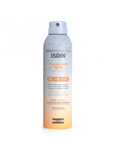 Fotoprotector Isdin Transparent Spray Wet Skin SPF50, 250 ml