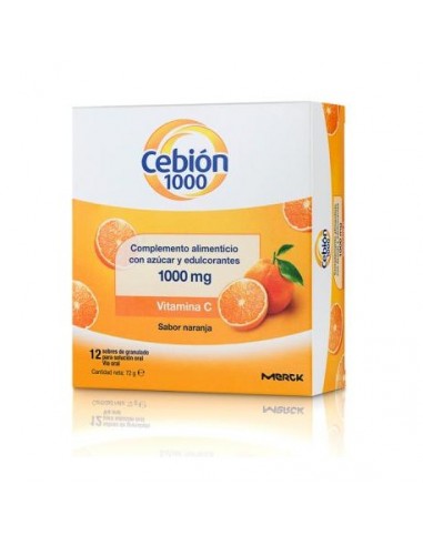 Cebion 1000 mg , 12 sobres