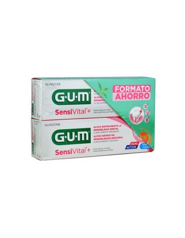 Gum Sensivital Pasta de Dientes, 2 x 75 ml