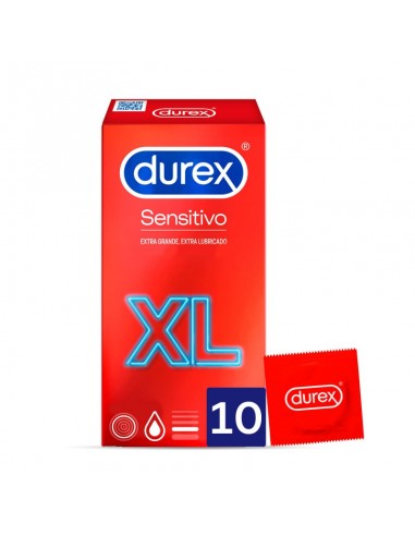 Durex  Preservativos Sensitivo XL, 10 unidades