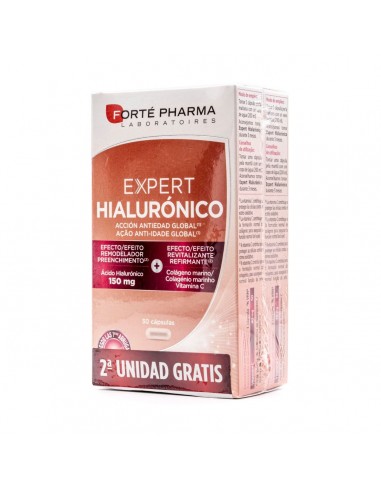 Forté Pharma Expert Hialurónico, Pack 2 x 30 Cápsulas
