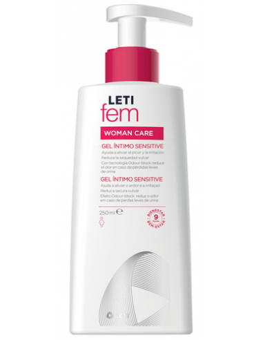 LETIfem Higiene Gel Intimo Sensitive, 250ml