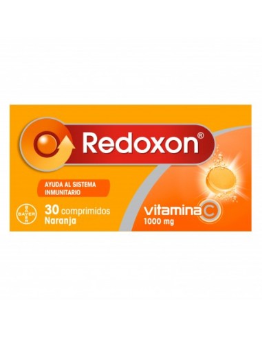Redoxon Vitamina C Sabor naranja , 30 comprimidos efervescentes