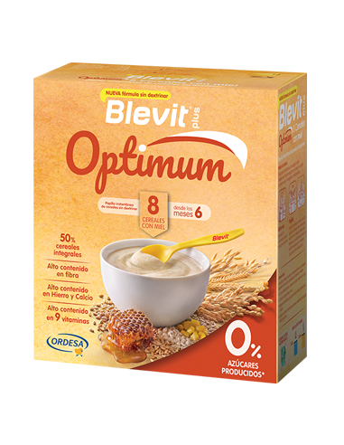 Blevit Plus Optimum 8 Cereales con Miel , 400 g