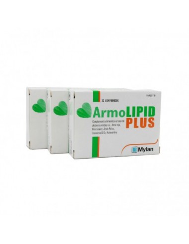PACK Armolipid Plus, 2 x 20 comprimidos + REGALO 10 comprimidos