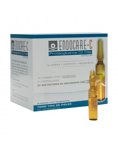 Endocare C Proteoglicanos Oil free ampollas, 30 Ud x 2ml