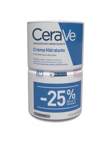 Pack Cerave Crema Hidratante 2 x 340 g