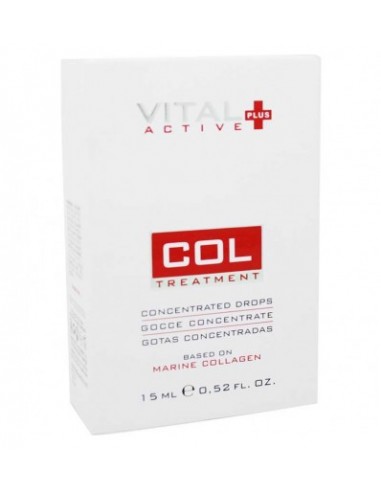 Vital Plus COL Gotas Concentratadas Tratamiento Hidratante Cara con Colágeno Marino 15 ml
